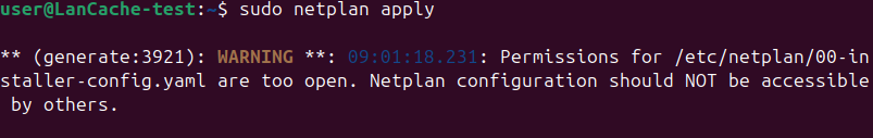 Captura netplan apply