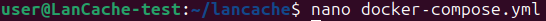 Captura fitxer docker compose